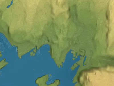 Oslo - 3D City Topography Terrain  3D Model Pack