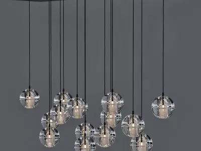 Bocci Led Crystal Glass Ball  3D model purchase