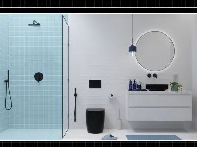 One scene many choice - Bathroom Scene - VOL1 3D model