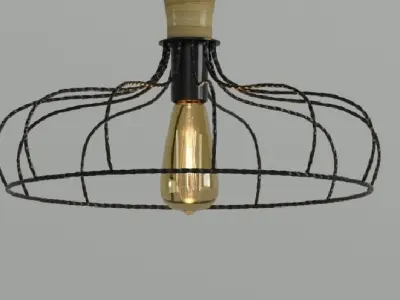 Hanging lamp LOFT HOUSE P-80 3D model