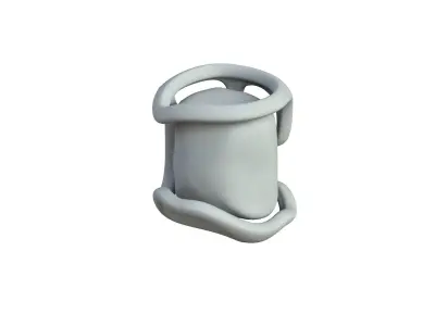 SciFi Shape Object Low Poly Low-poly 3D model order
