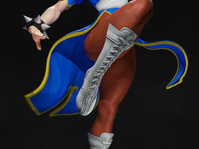 Chun li - D1 - STL 3D print model