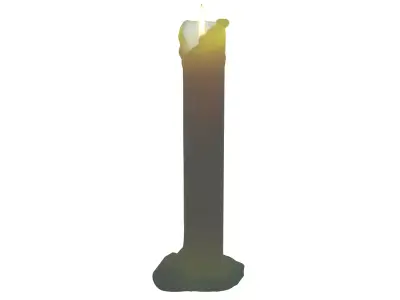 Realistic Candle 3D model