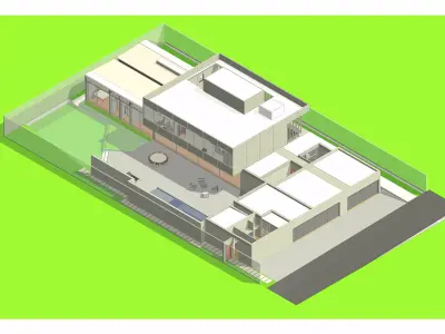 Modern Contemporary Villa 3D model