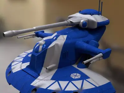 STAR WARS Droid Army AAT 3D model