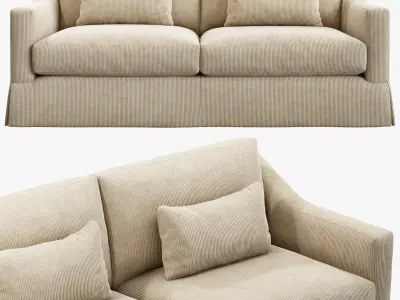 Charter Street Oxford Sofa 3D model