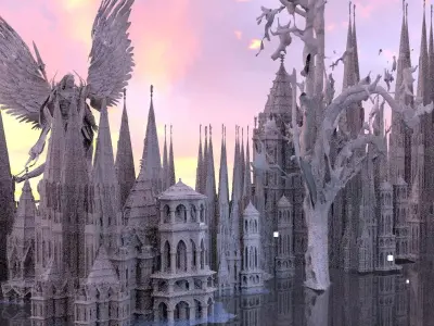 Elven City Rivendell Collection  3D model