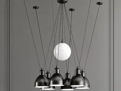 GRAS chandelier 3D model