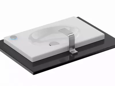 TOTO Neorest II Vessel Lavatory with LED Lighting 3D model