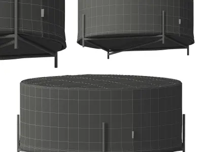 PAESAGGI SOSPESI POUF PSGP20 Low-poly 3D model