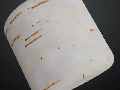 Pits Iron Sheet PBR Seamless Texture