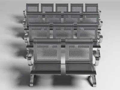 Waiting Chair 3D model