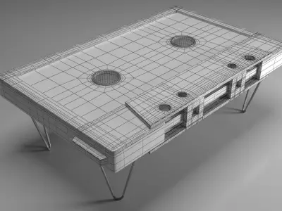 Coffee Table  Cassette mesa cassette 3D model