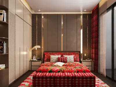 Bedroom Interior Model Free 3D model