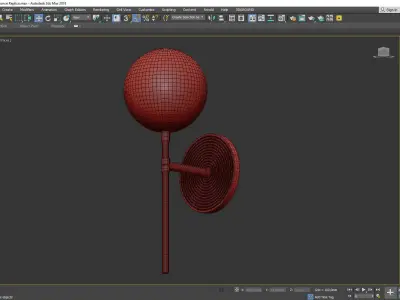 Ruth Sconce Low-poly 3D model