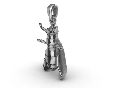 Fly Pendant 3D print model