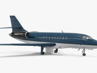  Dassault Falcon 2000 Business Jet Grey 
