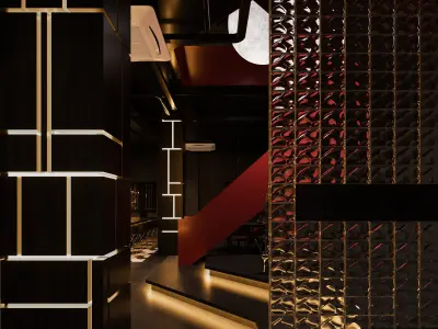 night bar 3d model 3D model