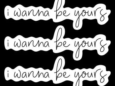 I wanna be yours Neon Sign 3D model