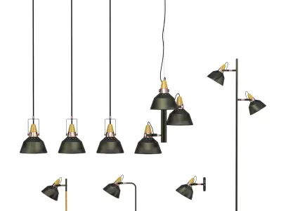 30 Modern minimalist Lights 3D model