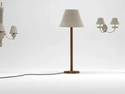 Lamp cartoon 3D model