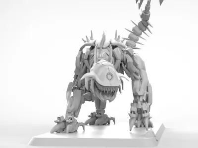 3D printable Transformers Revenge of the Fallen Ravage 3D print model