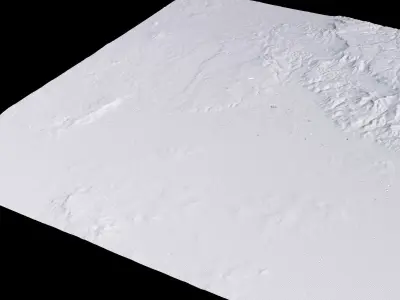 Leon de los Aldama Mexico City Landscape 3D Model 3D model