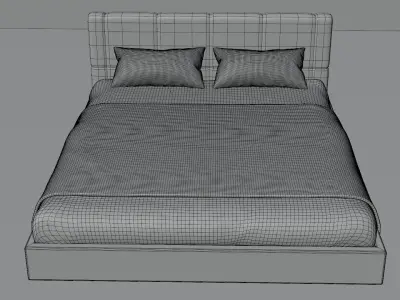 Bed 3d mdoel Free 3D model