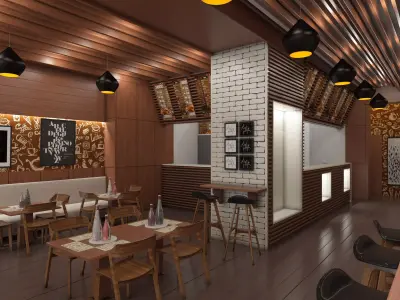 Fast food 02 3D model