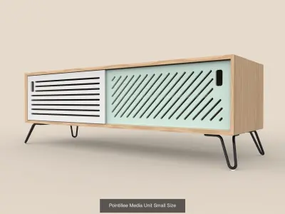 Pointillee Media Unit Collection 3D Model Pack