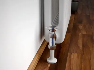 Low-poly Radiator Heater Low-poly 3D model