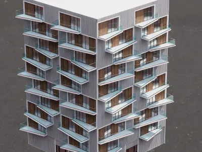 RESIDENTIAL BUILDING NO20 A 3D model