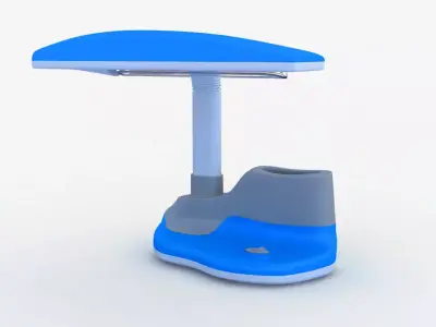 Colored Table Lamp 3D model