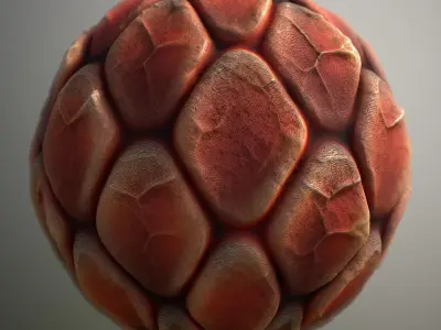 Material Skin Alien 18 Seamless PBR Texture Texture