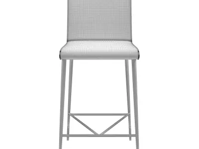 Sunpan - Klaus Counter Stool - Gunmetal - Flint Grey 3D model