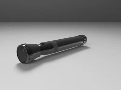 Torch flashlight 3D model
