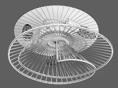 728 Zeta Lightstar Collection of Modern Lamps  Spiral 3D Model Pack