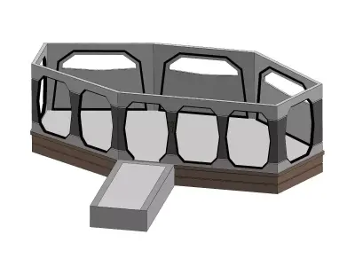 Department of Standards Field Office in Ghorman 3D print model