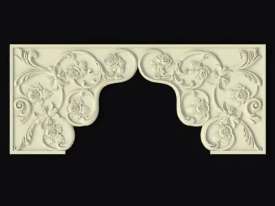 dekor ornament 3D model 184