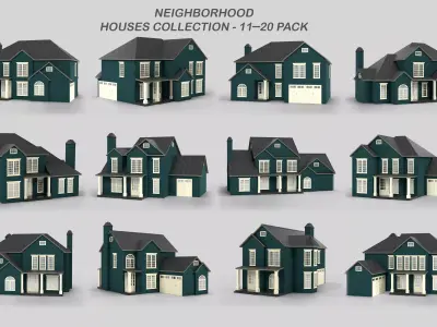 British House Design Collection 11-20 Pack T3