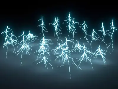 Lightning Pack v22 3D model