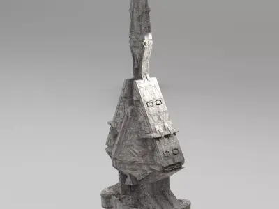 Ra Has Returned Sci-Fi City Tower 7  3D model