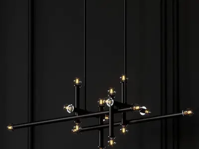 Milano Linear Suspension By Jonathan Adler 3D model