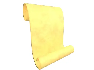 Scroll V1 Pack 01 Low-poly 3D model