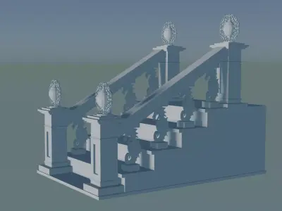 staircase 3D print model