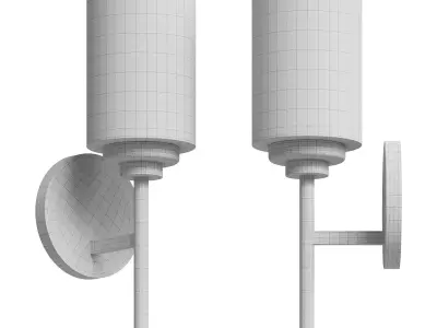  Juno Industrial Iron Cylinder Wall Sconce 3D model