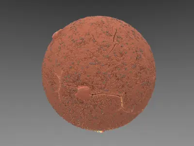 Dirt - Stylised PBR Texture - Material 3D model