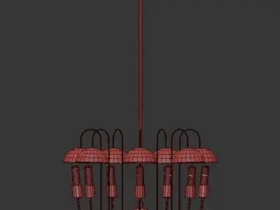 Rare Chandelier 3D model