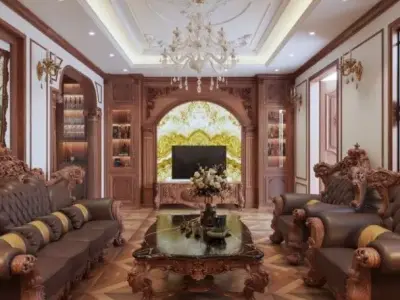 Classic Living Room 3D model
