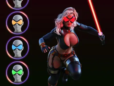 Silent Slayer For G8F 3D model